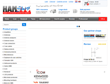 Tablet Screenshot of hamshop.com